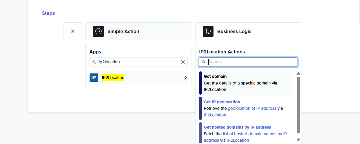 IP2Location.io Quickwork Integration