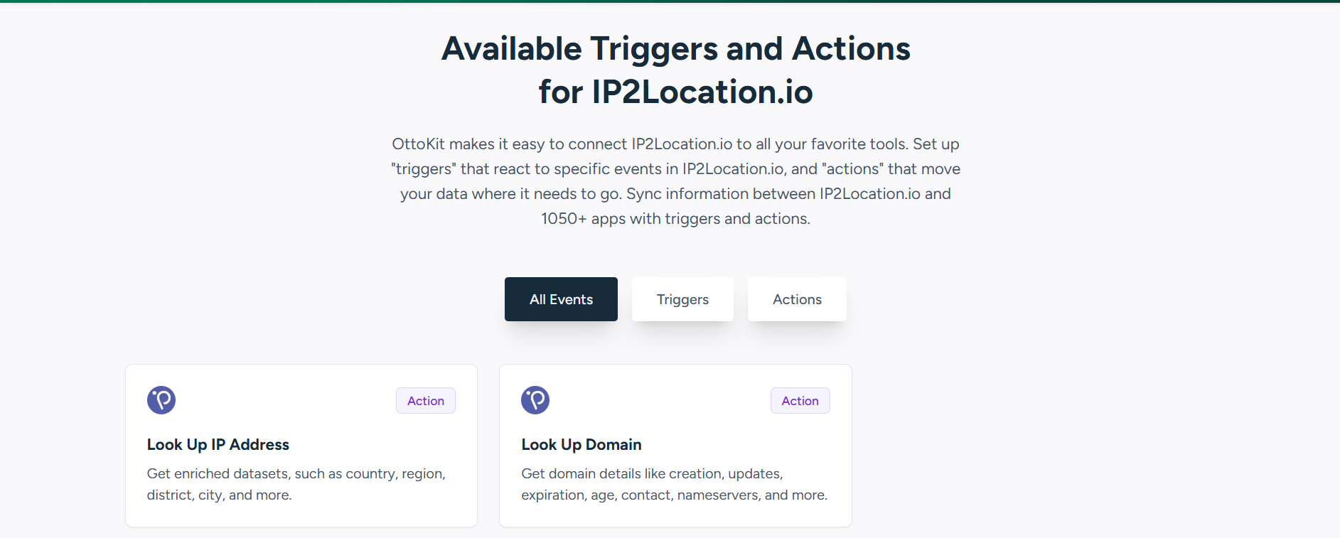 IP2Location.io SureTriggers Integration